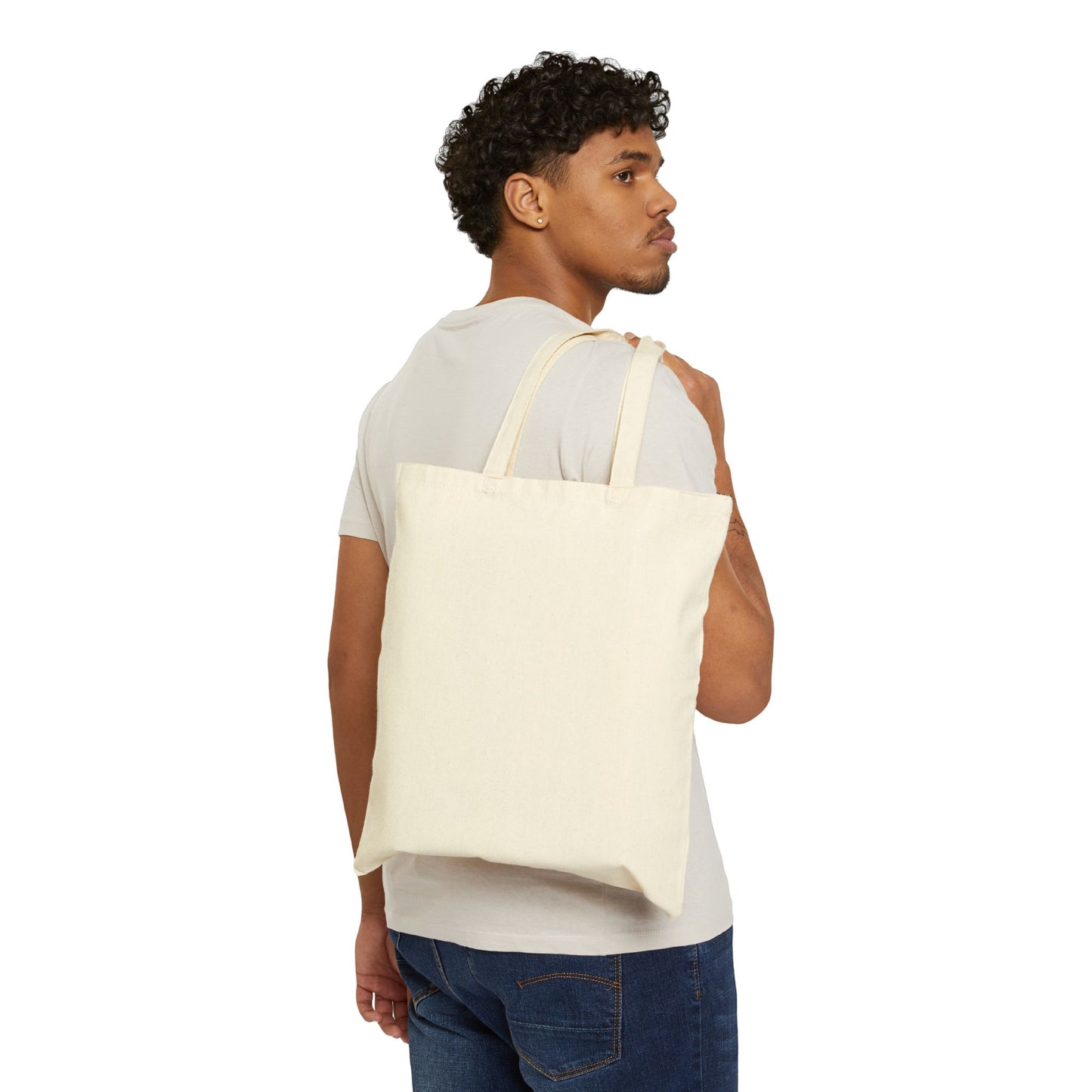 Cotton Canvas Oyster Tote Bag